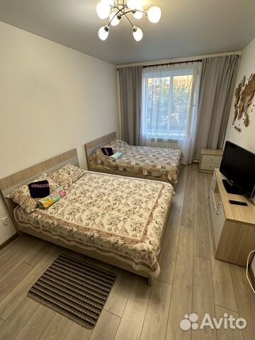 

1-к. квартира, 38 м², 2 кровати