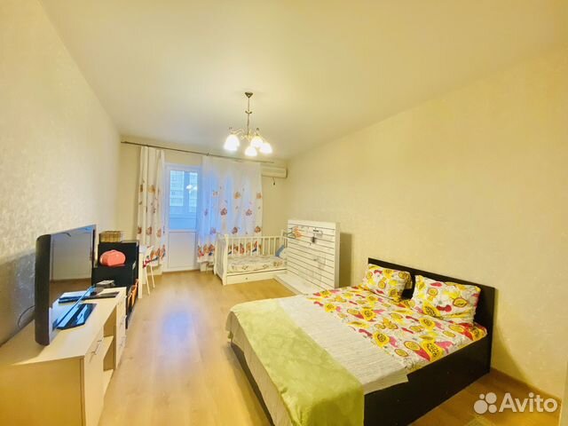 

1-к. квартира, 45 м², 3 кровати