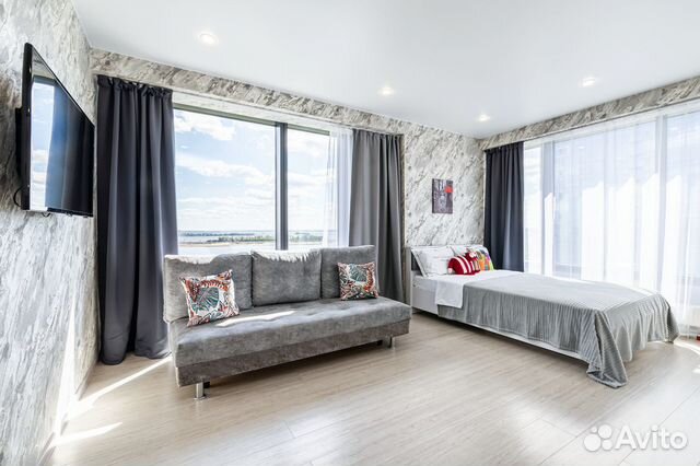 

Квартира-студия, 45 м², 2 кровати