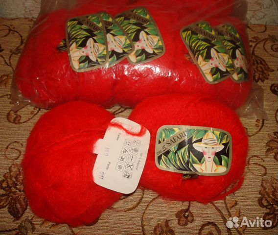 Пряжа для вязания, полиакрил, 96м/35г, 10 шт