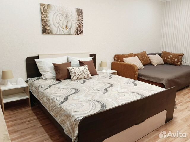 

1-к. квартира, 40 м², 2 кровати