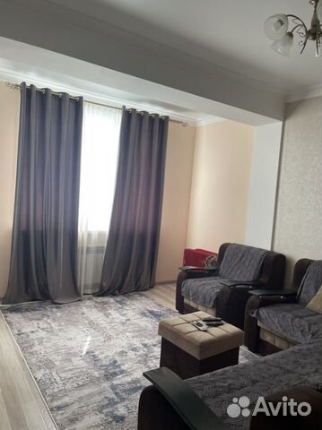 

1-к. квартира, 60 м², 2 кровати