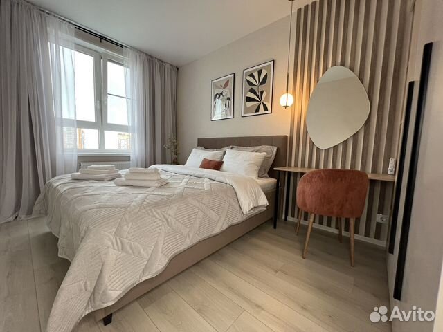 

1-к. квартира, 38 м², 2 кровати