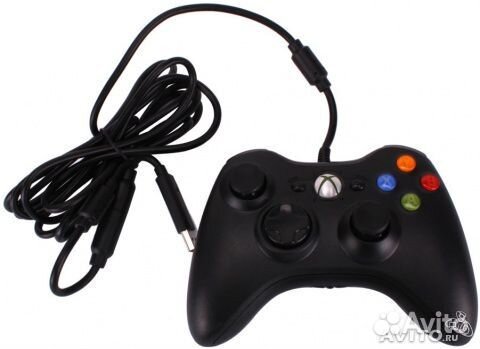 Геймпад(джойстик) Проводной Xbox 360, пк (Новые)