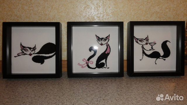 Картина вишитая крестом