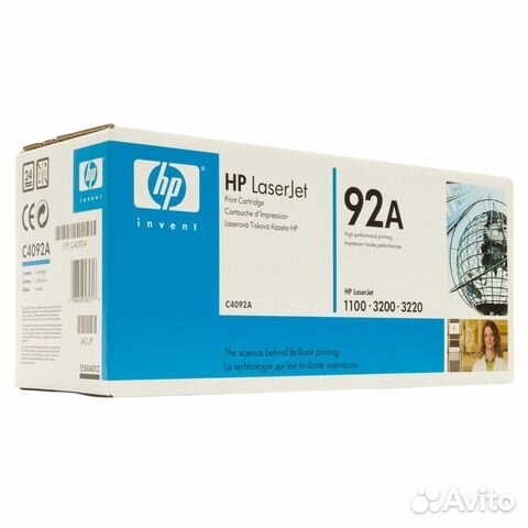 Оригинальный картридж HP C4092A Оригинальный картридж HP C4092A