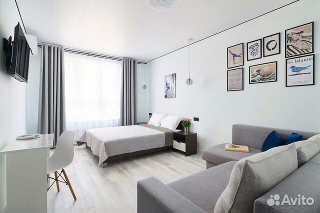 

1-к. квартира, 37,6 м², 2 кровати