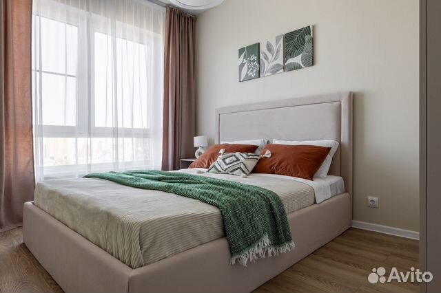 

1-к. квартира, 39 м², 2 кровати