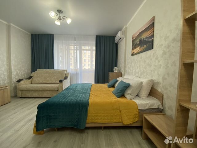 

Квартира-студия, 36 м², 2 кровати