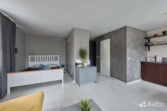 

Квартира-студия, 40 м², 3 кровати