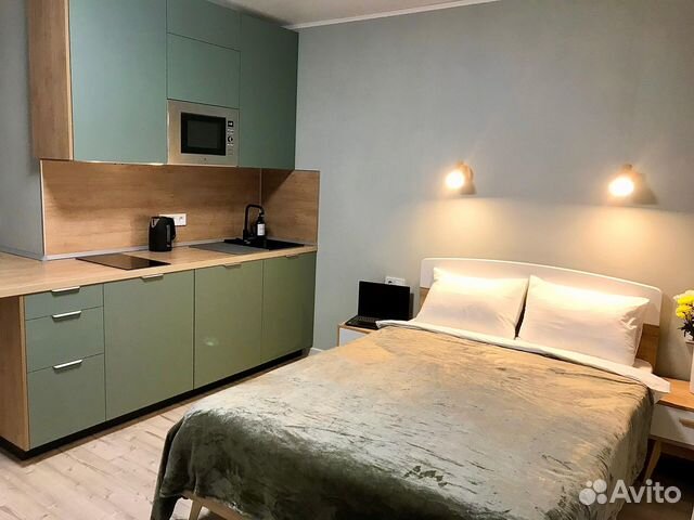 

Квартира-студия, 27 м², 1 кровать