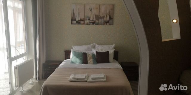 

1-к. квартира, 42 м², 3 кровати