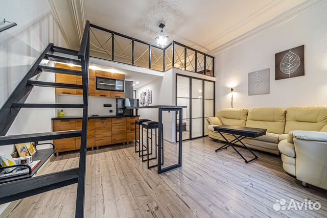 

Квартира-студия, 43 м², 2 кровати