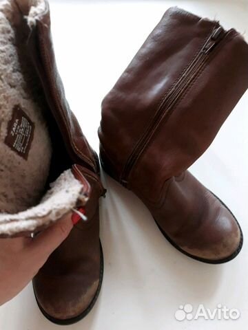 Ботинки кожаные zara 28 р Ботинки кожаные zara 28 р