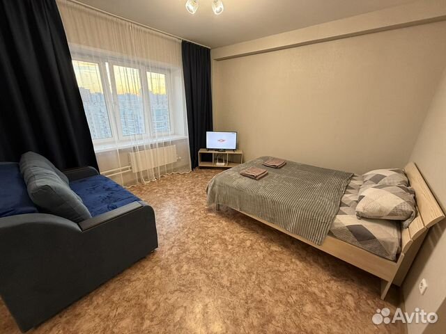 

1-к. квартира, 46 м², 2 кровати