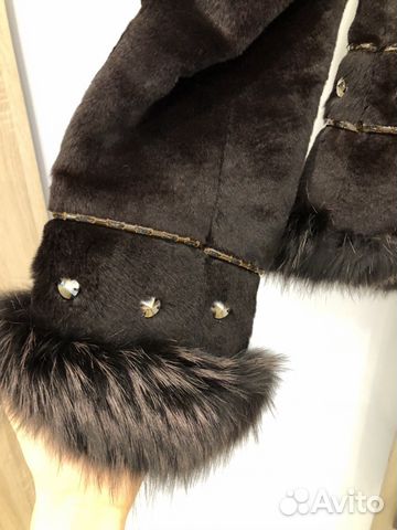 Куртка зимняя натуральных мех и стразы svarovski Куртка зимняя натуральных мех и стразы svarovski