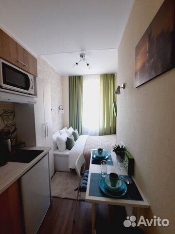 

Квартира-студия, 17 м², 1 кровать