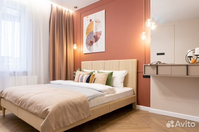 

1-к. квартира, 38 м², 2 кровати