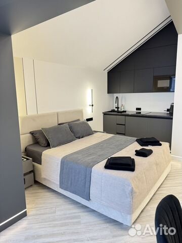 

Квартира-студия, 34 м², 2 кровати