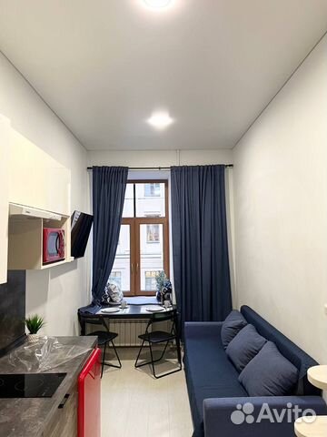 

Квартира-студия, 25 м², 2 кровати