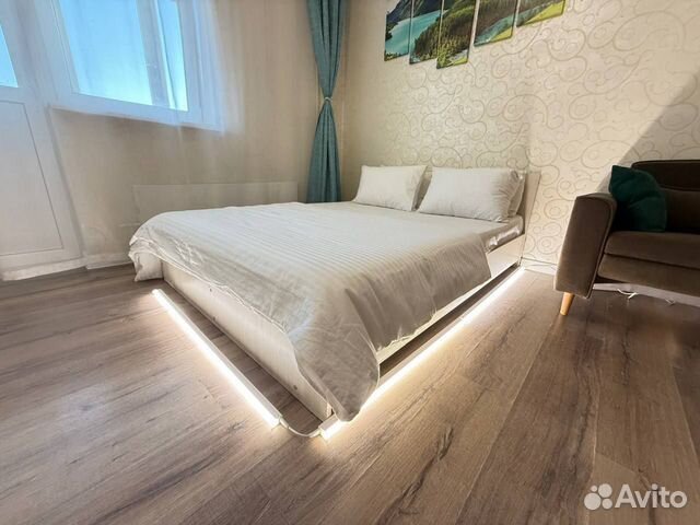 

Квартира-студия, 37 м², 2 кровати