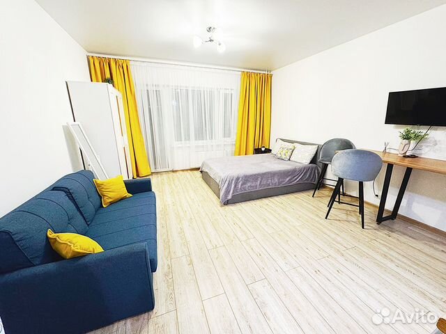 

Квартира-студия, 29 м², 2 кровати