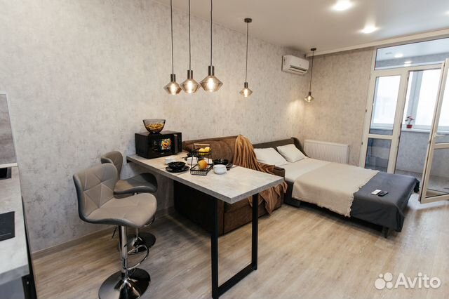 

Квартира-студия, 35 м², 2 кровати