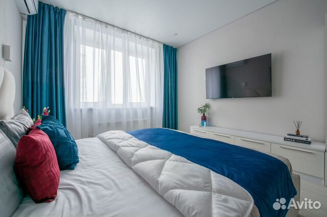 

1-к. квартира, 41 м², 2 кровати