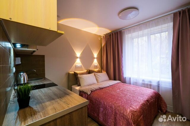 

Квартира-студия, 21 м², 1 кровать