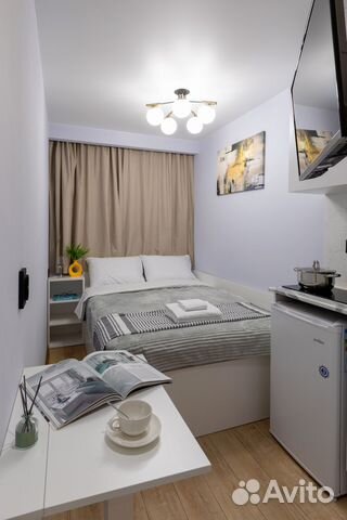 

Квартира-студия в апарт-отеле, 15 м², 1 кровать