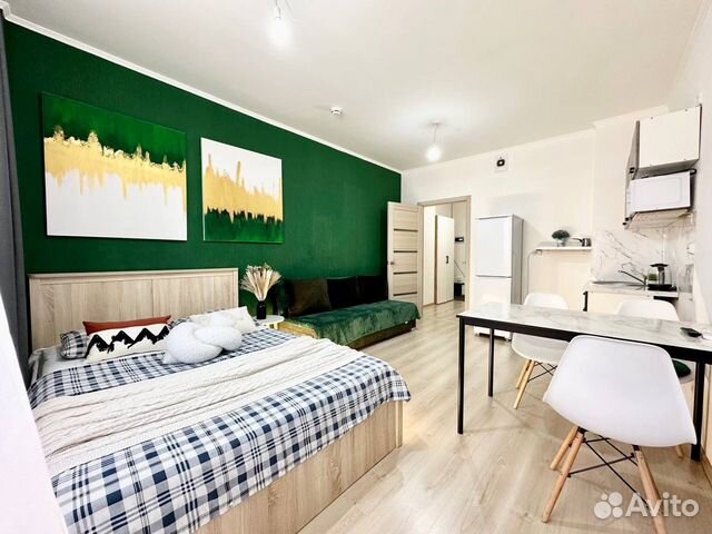 

Квартира-студия, 29,8 м², 2 кровати