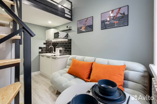 

Квартира-студия, 18 м², 2 кровати