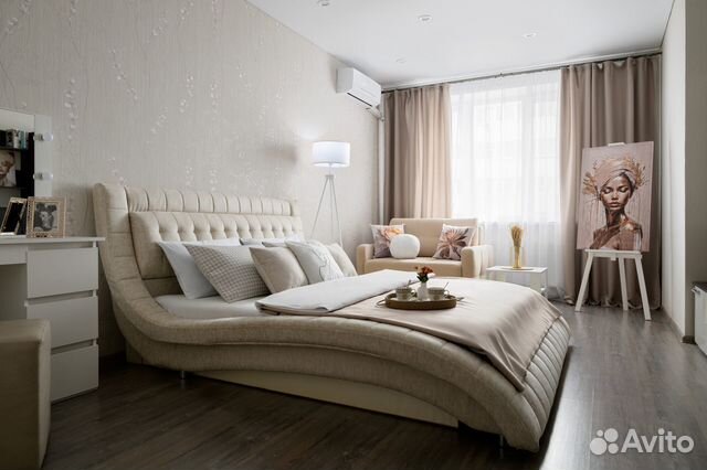 

1-к. квартира, 44,6 м², 1 кровать