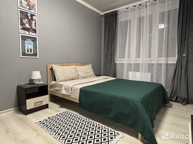 

1-к. квартира, 34 м², 2 кровати