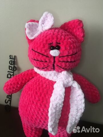Вязаная игрушка. Котик/собачка/зайчик
