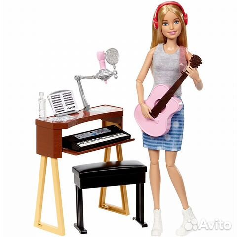 Barbie Кукла Музыкант с гитарой 2 вида Barbie Кукла Музыкант с гитарой 2 вида