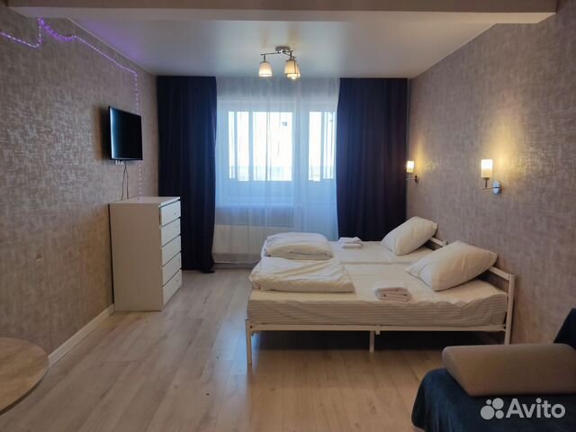 

Квартира-студия, 35 м², 3 кровати
