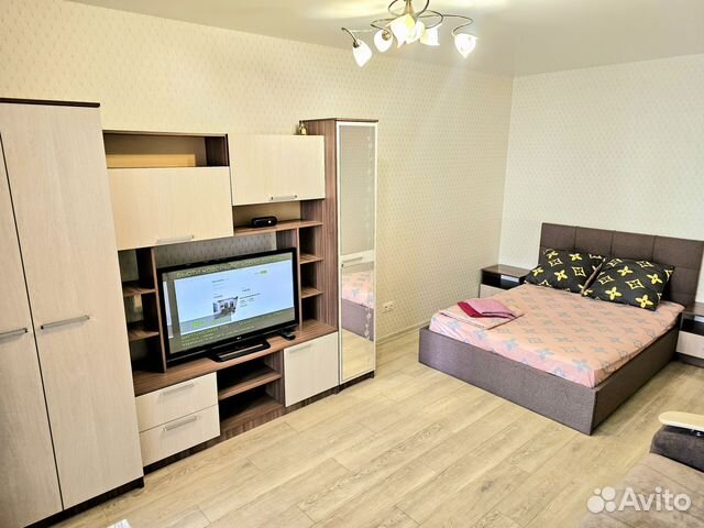 

1-к. квартира, 42 м², 2 кровати