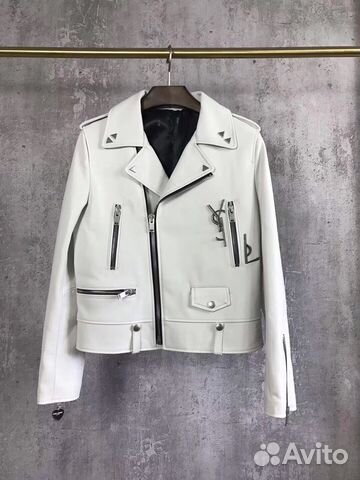 Куртка кожаная Ysl Saint Laurent