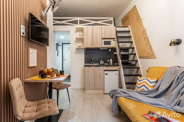 

Квартира-студия, 16 м², 2 кровати