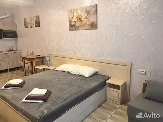 

1-к. квартира в апарт-отеле, 30 м², 2 кровати