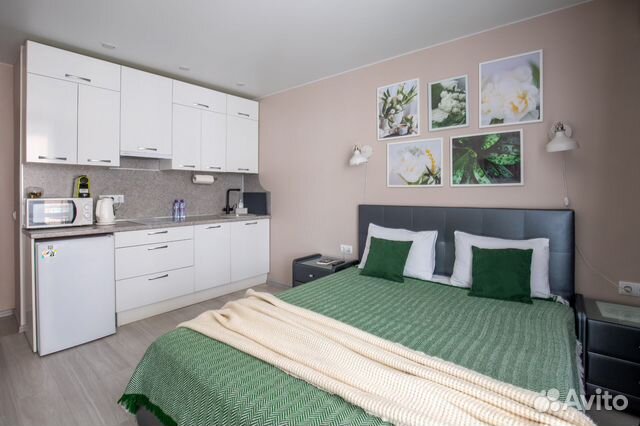 

Квартира-студия, 25 м², 2 кровати