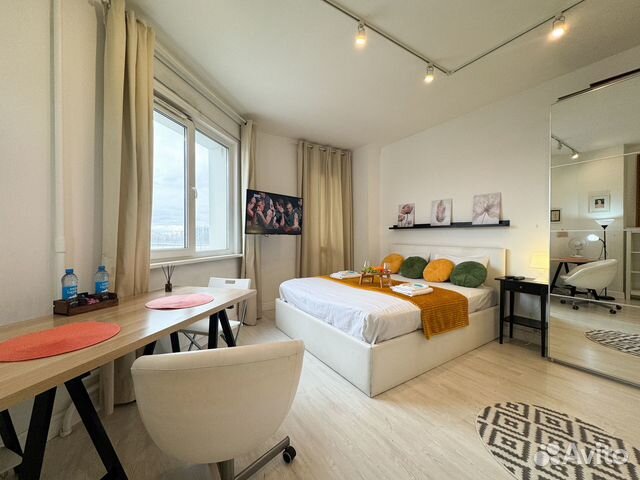 

Квартира-студия, 32 м², 1 кровать