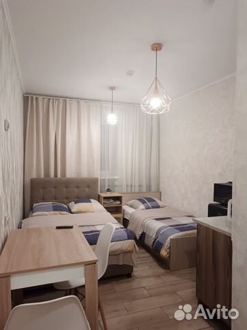 

Квартира-студия, 18 м², 2 кровати