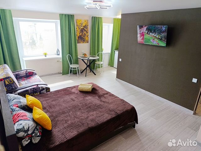 

Квартира-студия, 35 м², 2 кровати