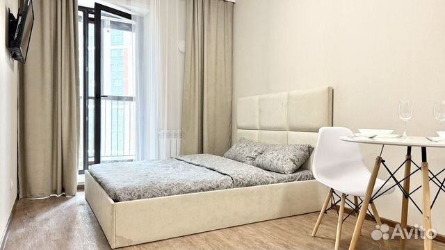 

Квартира-студия, 29 м², 2 кровати