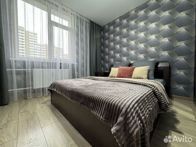 

1-к. квартира, 37 м², 2 кровати