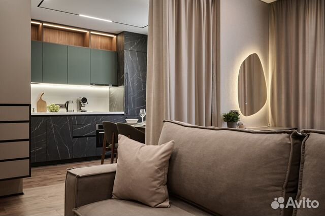 

Квартира-студия, 38,3 м², 2 кровати