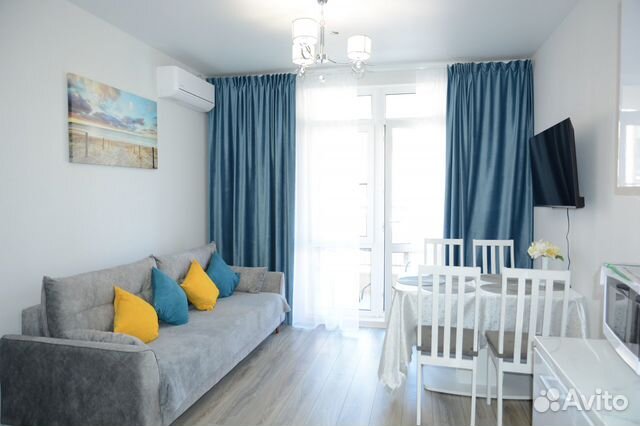 

1-к. квартира, 40 м², 2 кровати