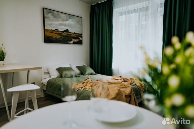 

Квартира-студия, 25 м², 1 кровать